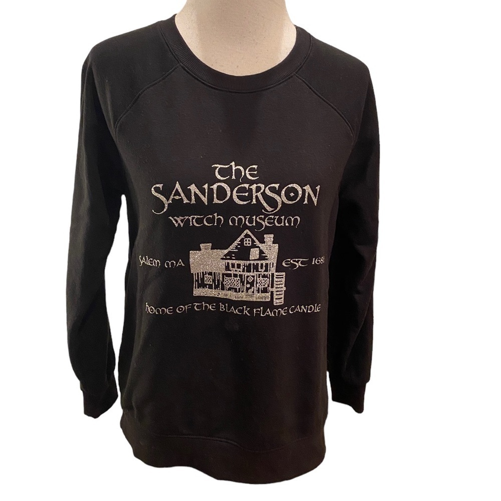 The SANDERSON Witch Museum Salem, MA 
HOME OF THE BLACK FLAME CANDLE Sweatshirt